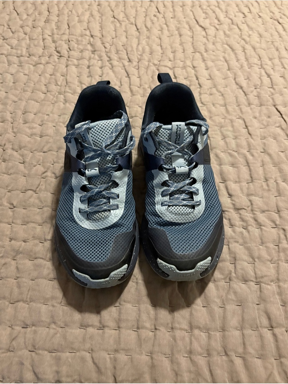 Kuru Women’s  Blue and Black Atom Trail Shoes, size 8